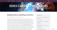 Desktop Screenshot of career.sd83.bc.ca